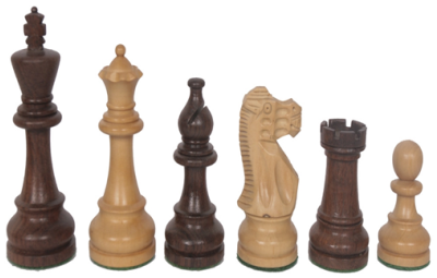 American Staunton Tournament 95mm  Sheesham Chess Pieces