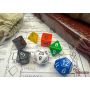 Nostalgia Opaque GM & Beginner Player Polyhedral 7-Die Set
