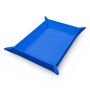 Vivid Magnetic Foldable Dice Tray: Blue