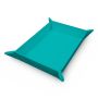 Vivid Magnetic Foldable Dice Tray: Teal