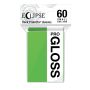 Eclipse Gloss Small Size Lime Green Deck Protector 60ct