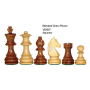 German Knight Standard 3.75\" Rosewood Chess Pieces